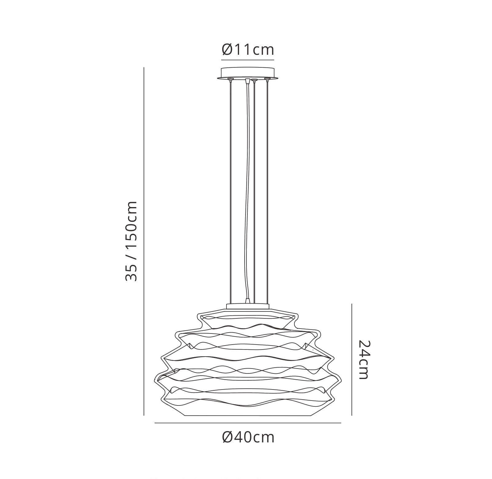 Nubole Ceiling Lights Mantra Fusion Single Pendant